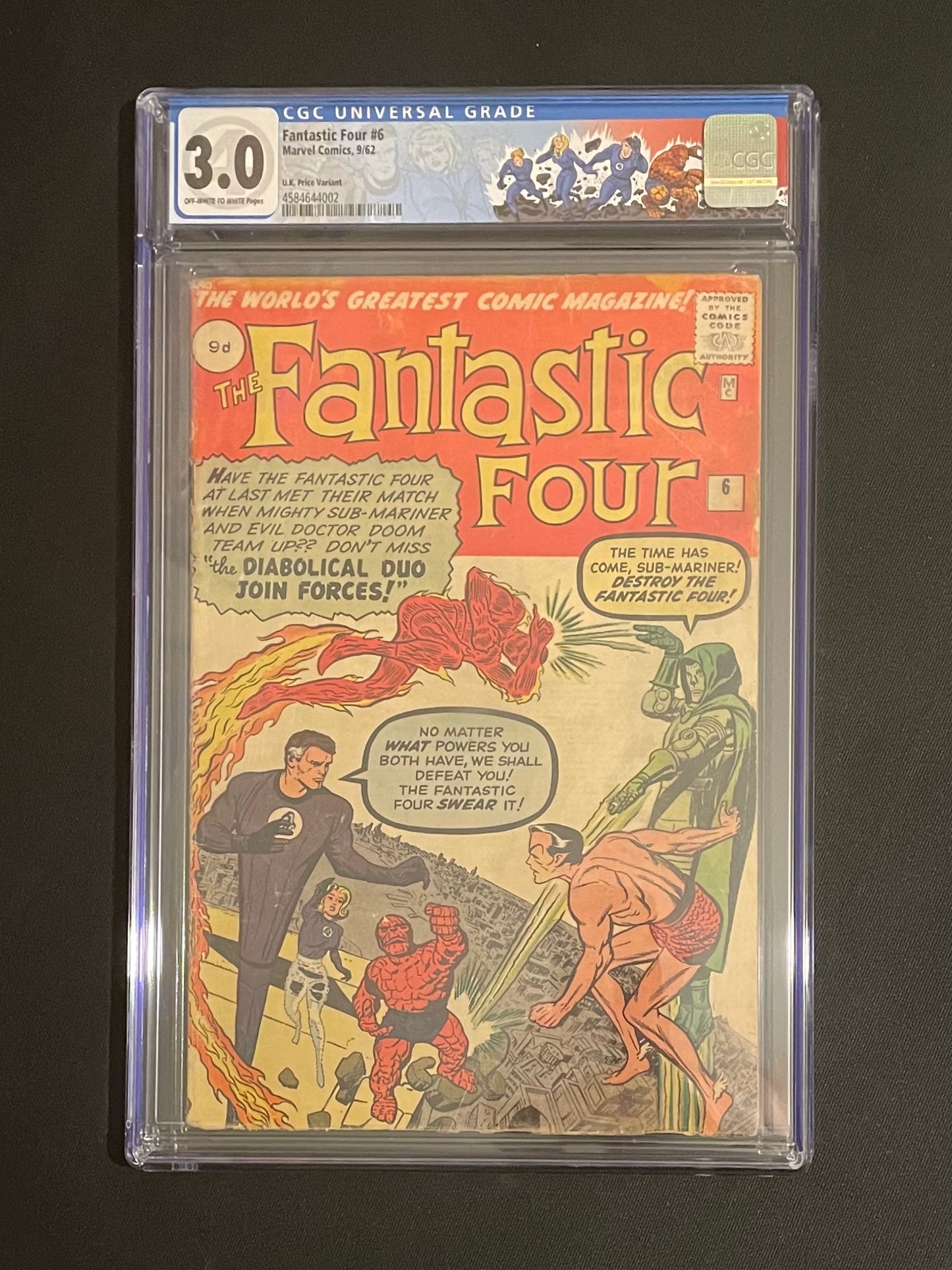 Fantastic Four 6 - CGC 3.0