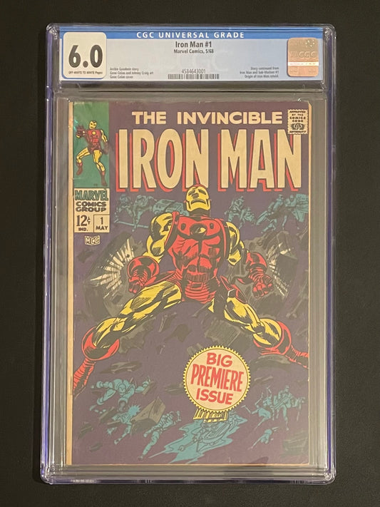 Iron Man 1 - CGC 6.0