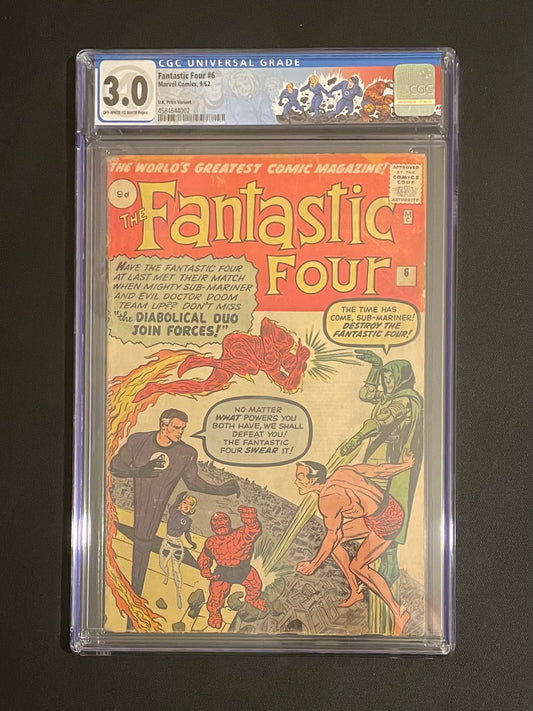 Fantastic Four 6 - CGC 3.0