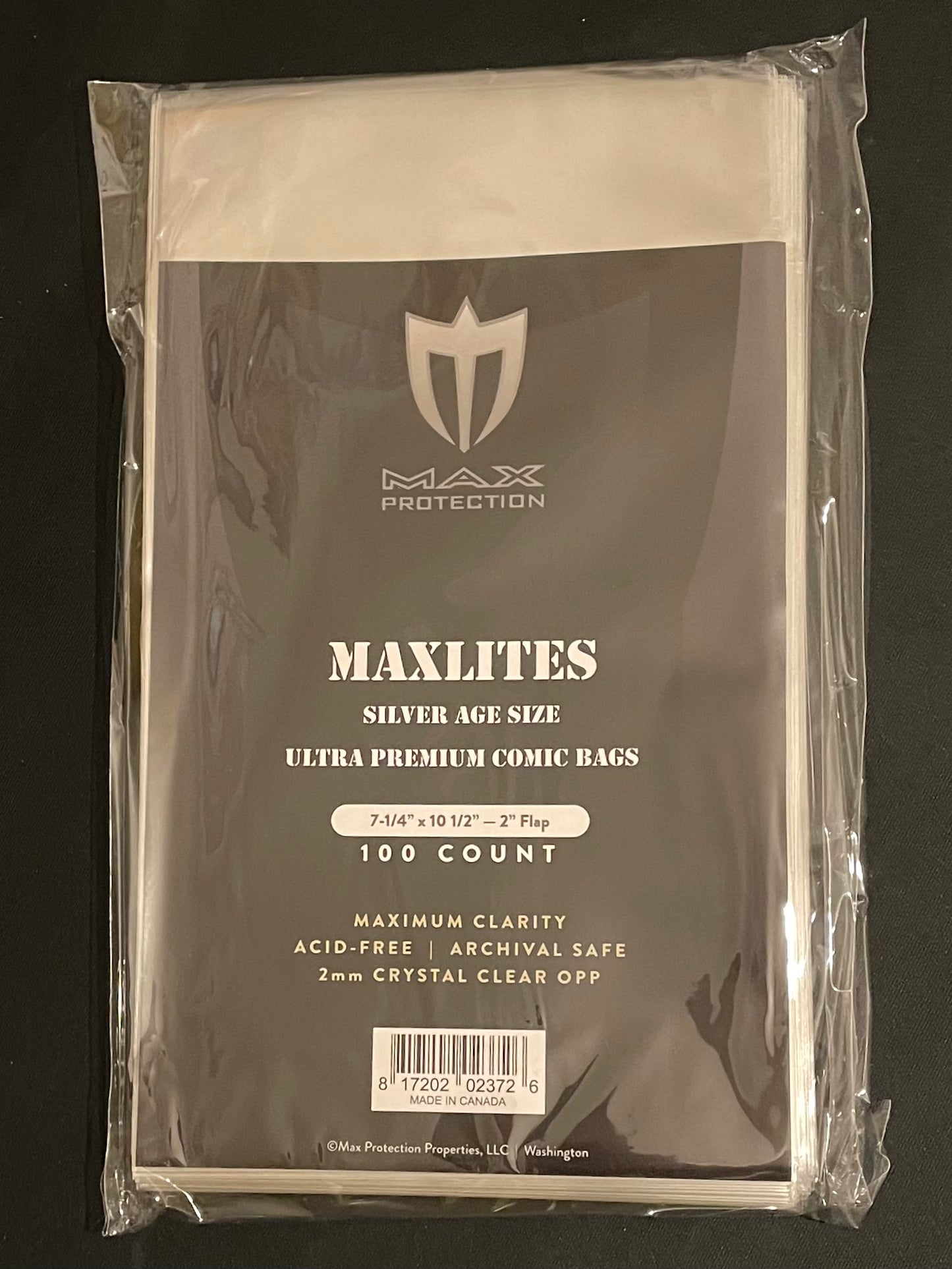 100 x Sliver Age Archival Comic Bags